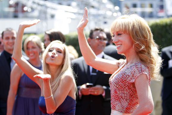 Aktorės Kathy Griffin ir Kristin Chenoweth