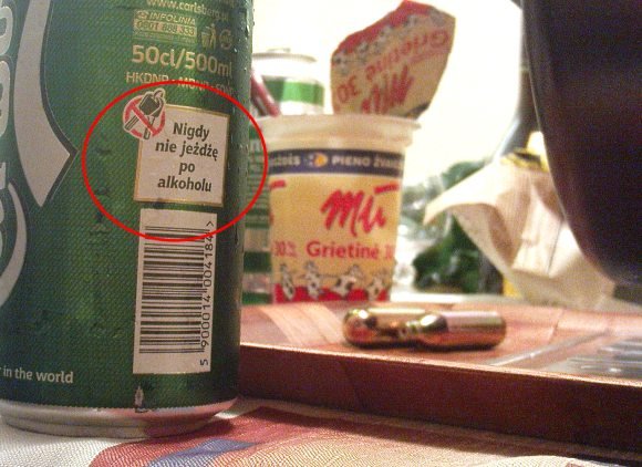Tokį simbolį ir lenkišką užrašą, ko gero, be vargo supranta ir lietuviai.