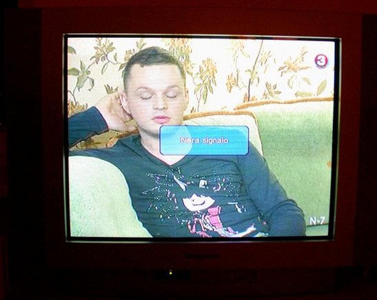 Kabelinės televizijos trikdžiai šeštadienio vakarą
