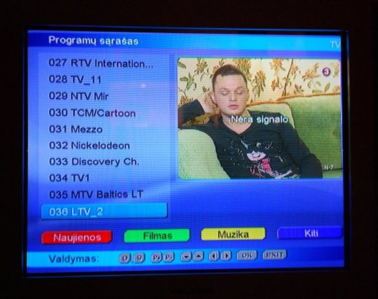 15min.lt/Kabelinės televizijos trikdžiai &scaron;e&scaron;tadienio vakarą