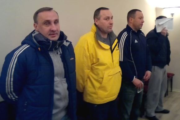 Keturi kauniečiai – (iš kairės) R.N.Žlioba, M.Žilinskas, T.Tumasonis ir E.Bilinskas, trečiadienio vakarą Vilniaus apygardos teisme išklausė griežto nuosprendžio, tačiau laisvės kol kas neprarado.