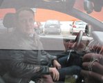 Sauliaus Chadasevičiaus/15min.lt nuotr./R.Laurinaitis už vairo.