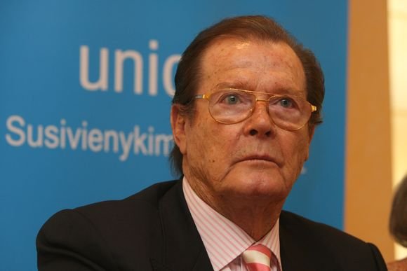 UNICEF geros valios ambasadorius seras Rogeris Moore‘as 
