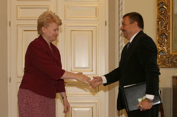 Dalia Grybauskaitė ir Vilius Navickas 
