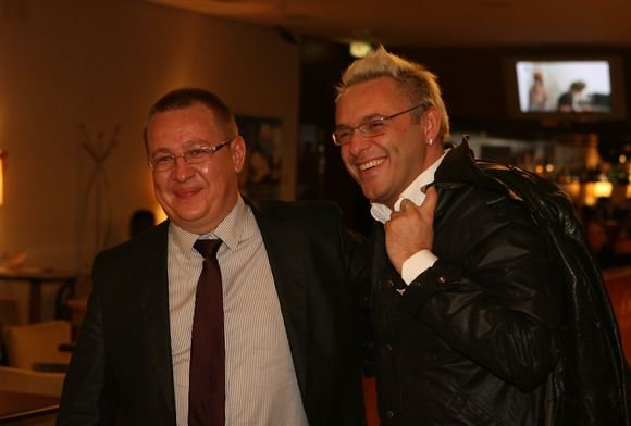 Prodiuseriai Gintaras Bendžius ir Egmontas Bžeskas