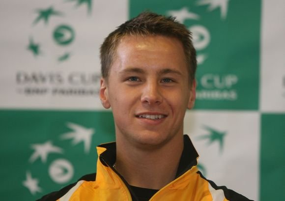 Lietuvos teniso rinktinės lyderis R.Berankis