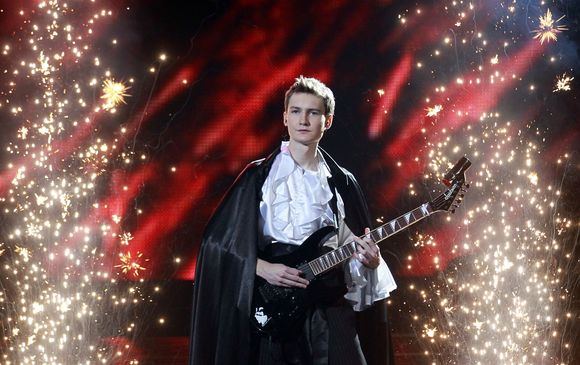 Irmanto Gelūno/15min.lt nuotr./Gitaristas Karolis Dirma