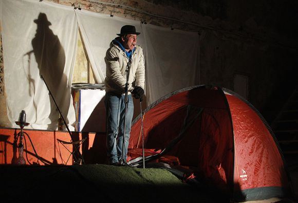 Irmanto Gelūno/15min.lt nuotr./„No Theatre“ premjeros „Mr.Fluxus“ arba „Šarlatanai?“ pristatymas