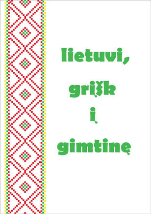 Monika Bučmytė/Lietuvi, grįšk į gimtinę!