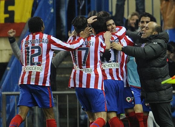 „Atletico“ futbolininkai šventė įspūdingą pergalę.