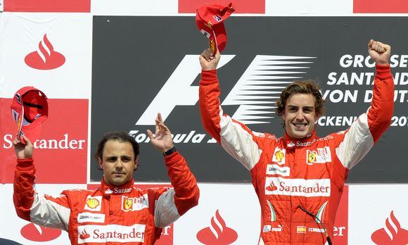Pirmosios dvi vietos Vokietijoje atiteko „Ferrari“ pilotams.