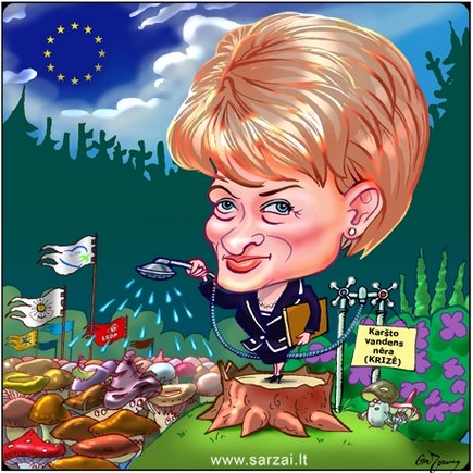 Dalios Grybauskaitės šaržas