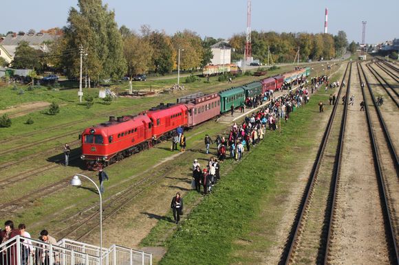 Žymė Siauruko muziejus Anykščių geležinkelio stotyje 