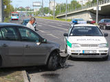 „Renault Megane“ ir „Audi A3“ susidūrimas Vilniuje