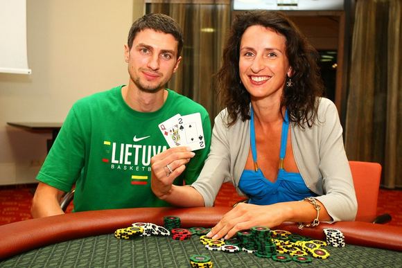 Pokerio turnyro akimirka