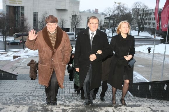 Į iškilmingą priėmimą rinkosi šalies elitas.