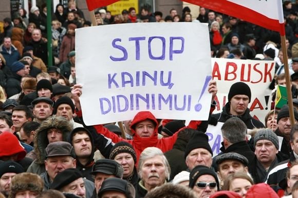 Pastaruoju metu mitingai vyksta visoje Lietuvoje