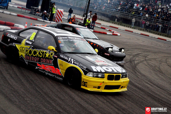 Pirmasis „Latvian Drift Championship“ etapas.
