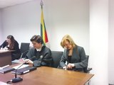 Sauliaus Chadasevičiaus/15min.lt nuotr./J.Butkevičienė su advokate ruo&scaron;iasi bylai. 