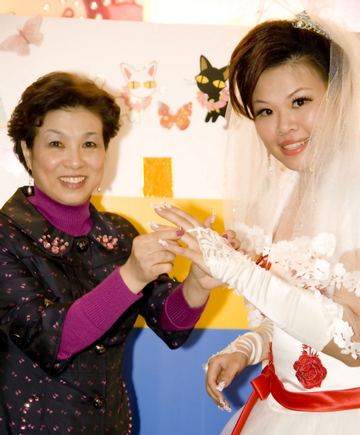 Chen Wei-yih su savo motina