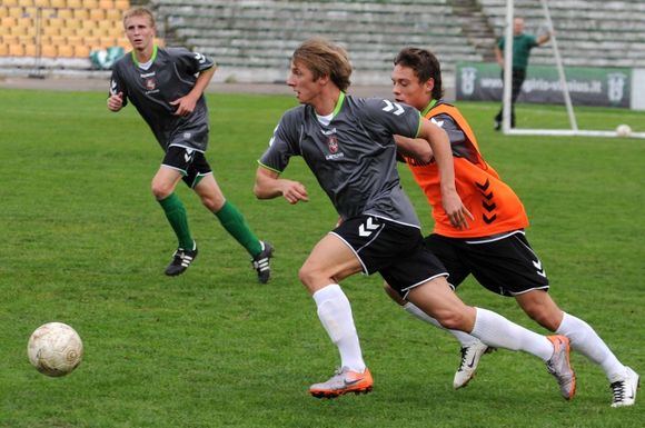 Lietuvos jaunimo futbolo rinktinės treniruotė