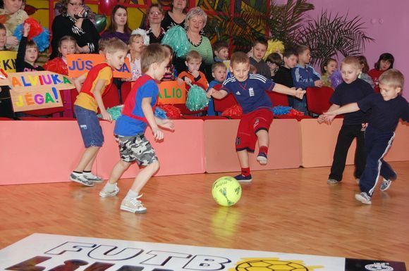 Akimirka iš praėjusių metų „Futboliuko“ projekto