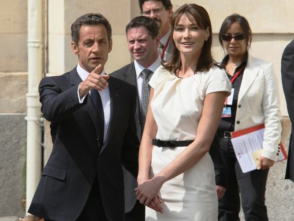 Pirmoji Prancūzijos pora Nicolas Sarkozy ir Carla Bruni-Sarkozy