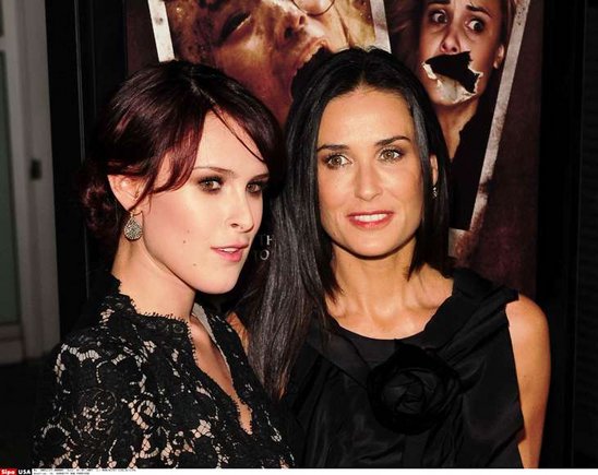 Rumer Willis su motina Demi Moore.