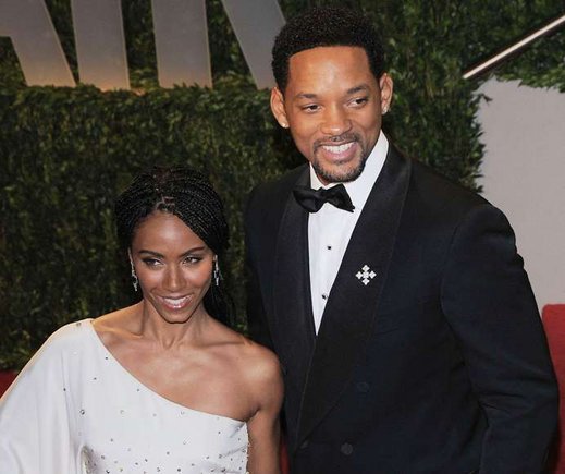 Willas Smithas su žmona aktore Jada Pinkett Smith.