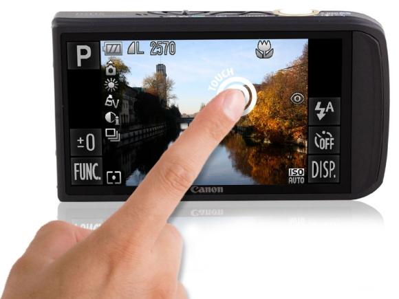 „Canon“ fotoaparatas „Ixus 210“.