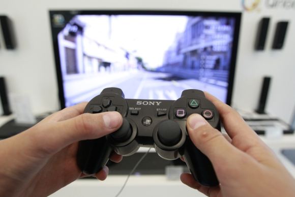 „PlayStation“ žaidimų konsolės pultas