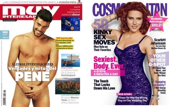 Žurnalų „Muy Interesante“ (k.) ir „Cosmopolitan“ viršeliai. 