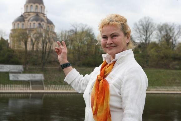 Gidė B.Ribokienė Vilniaus svečiams žada per 1 val. 40 min. aprodyti gražiausias Vilniaus vietas.