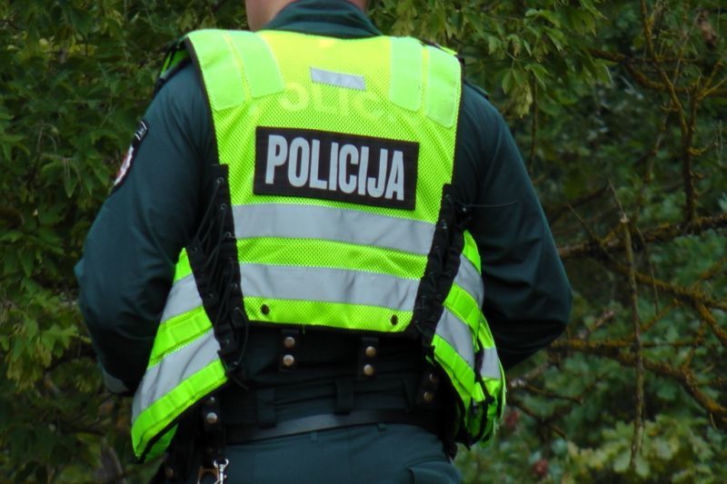 Kauno policijos pareigūnas.