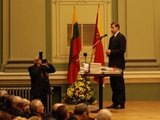 D.Večerskio nuotr./Burmistro apdovanojimus iš Kauno kilusiems signatarams įteikė Kauno meras
