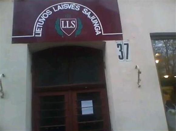 Lietuvos Laisvės sąjungos būstinė Laisvės alėjoje.