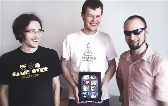 Pasak J.Katkaus (viduryje), kauniečių kompanija neketina sustoti ir artimiausioje ateityje žada pradėti ir „Android“ sistemos programų kūrimą.