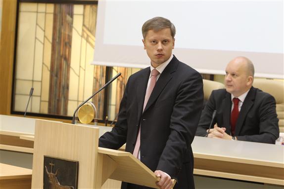 Antrą kartą meru išrinktas Andrius Kupčinskas