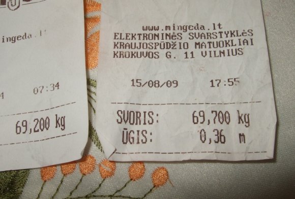G.Kubiliūtės nuotr. /Klaipėdietė Joana nusivylė prekybos centruose esančiais kūno svorio, ūgio matavimo prietaisais. Vieną kartą aparatas rodė, kad jos ūgis yra 30 cm, kitąsyk &ndash; kad 90 cm. 