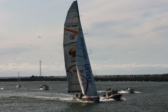 Pasaulį apiplaukusios jachtos „Ambersail“  finišo uostu tapo Klaipėda. 