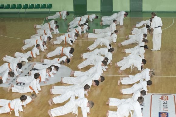 Sportininkai kėlė meistriškumo lygį.