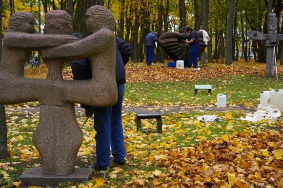 Skulptūrų parkas ruošiamas meno akcijai „Kit-Kas parkui“.