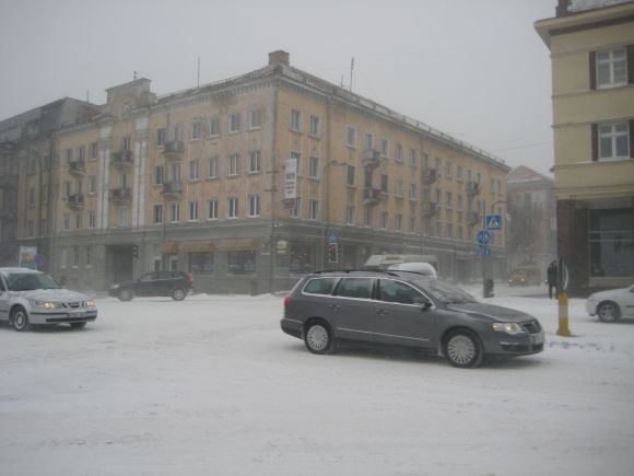 Klaipėdoje eismo sąlygos - ekstremalios.
