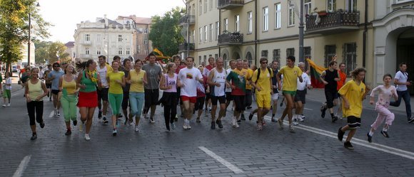 Susivienijimo bėgimo "Širdis plaka Baltijai" akimirkos