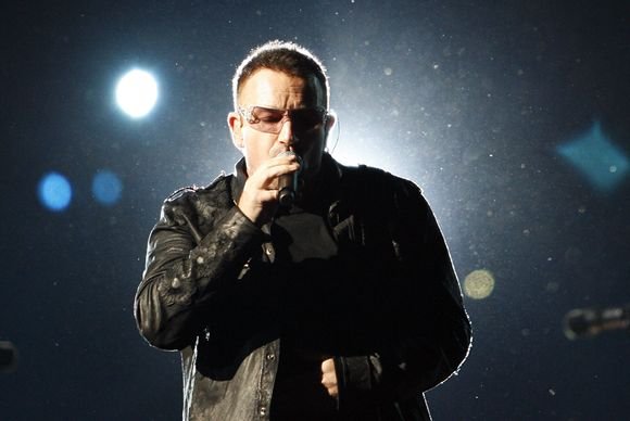 Grupės U2 koncerto akimirka
