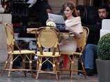 A.Jolie paparacai fiksavo besifilmuojančią Paryžiuje