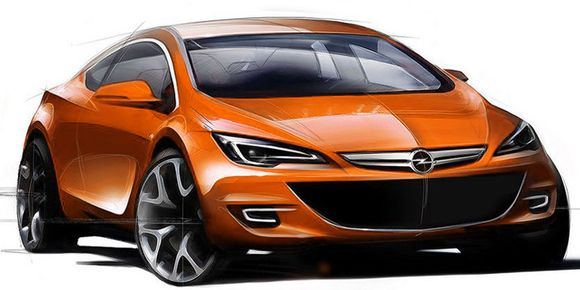 „Opel“ eskizas