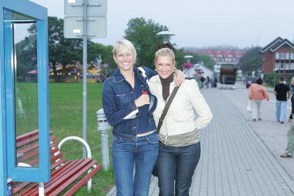 Lietus Jūratės negąsdina. Nuotr. Butauto Barausko