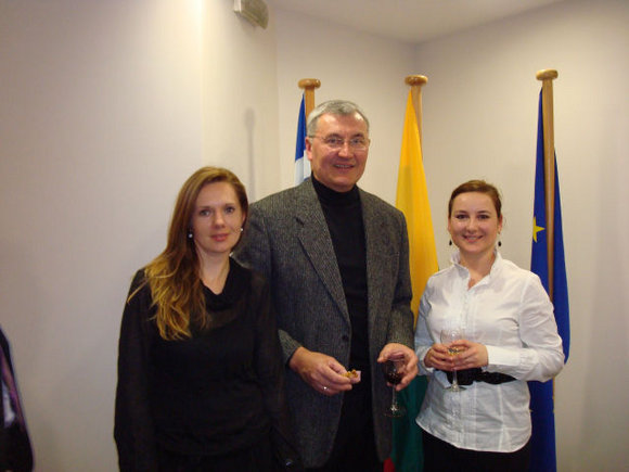 Jonas Kazlauskas šventė Kovo 11-ąją su kitais Graikijoje. gyvenančiais lietuviais