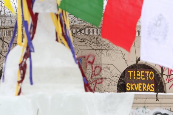 „Tibeto“ skvero atidarymo akimirka